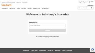 
                            1. Sainsbury's online Grocery Shopping and Fresh Food Delivery