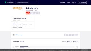 
                            12. Sainsbury's Reviews | Read Customer Service Reviews of www ...