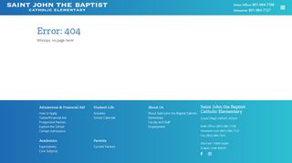 
                            12. Saint John the Baptist Elementary | Draper, Utah - Parent Login