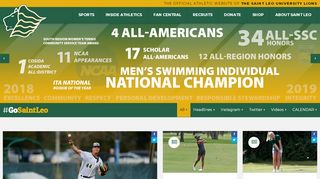 
                            2. Saint Leo University Athletics - Official Athletics Website