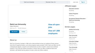 
                            13. Saint Leo University | LinkedIn