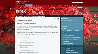 
                            13. Saint Mary's University | Academics - Information Technology Systems ...