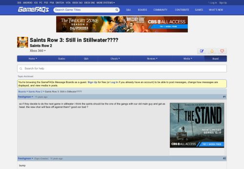 
                            2. Saints Row 3: Still in Stillwater???? - Saints Row 2 Message Board for ...