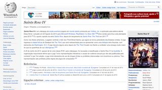 
                            8. Saints Row IV – Wikipédia, a enciclopédia livre