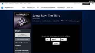 
                            5. Saints Row: The Third auf PS3 | Offizieller PlayStation™Store ...