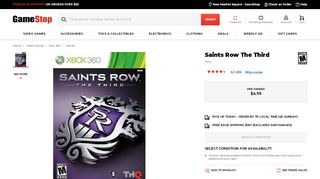
                            12. Saints Row The Third for Xbox 360 | GameStop