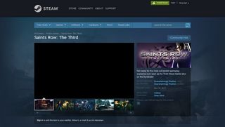 
                            6. Saints Row: The Third on Steam