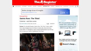 
                            4. Saints Row: The Third • The Register