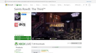 
                            11. Saints Row®: The Third™ - Xbox Marketplace