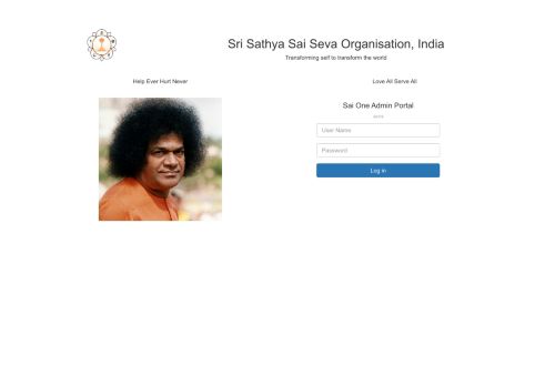 
                            1. Saione admin portal - Sri Sathya Sai Seva Organisations India