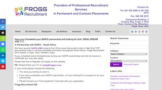 
                            7. SAIPA Learnership - Frogg Recruitment SA