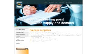 
                            2. Saipem Suppliers