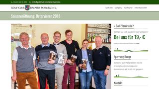 
                            12. Saisoneröffnung: Ostervierer 2018 | Golf-Club Bremer Schweiz e.V.