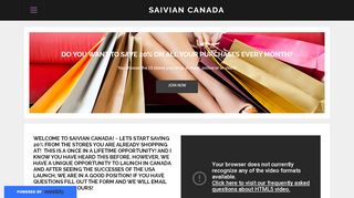 
                            6. Saivian Canada - Home