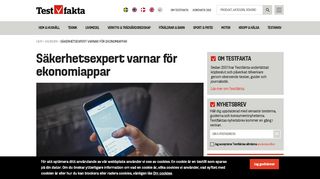 
                            6. Säkerhetsexpert varnar för ekonomiappar | Testfakta