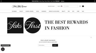 
                            2. Saks Fifth Avenue Mobile - SaksFirst