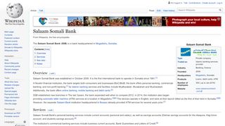 
                            7. Salaam Somali Bank - Wikipedia