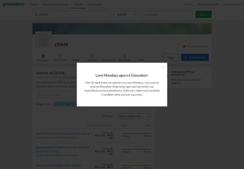 
                            8. Salários e benefícios na DDMX | Love Mondays