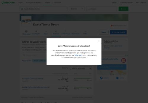 
                            5. Salários e benefícios na Escola Técnica Electra | Love Mondays