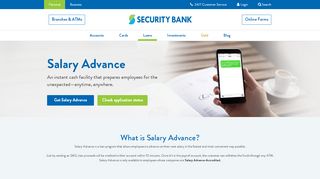 
                            12. Salary Advance | Loans | Security Bank Philippines