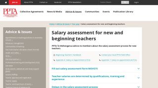 
                            12. Salary assessment for new and beginning teachers | PPTA