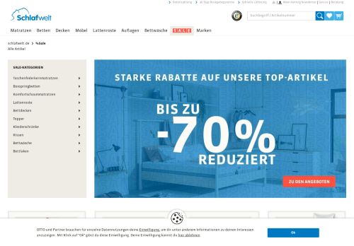 
                            3. Sale - Tolle Angebote finden und online kaufen | Schlafwelt.de