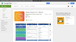 
                            3. Sales Assist 2.0 - RNLIC - Google Play पर ऐप्लिकेशन