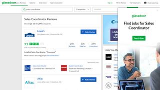 
                            11. Sales Coordinator Reviews | Glassdoor