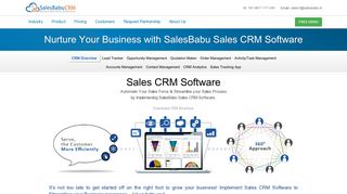 
                            3. Sales CRM Software - Trusted Choice of Many ... - SalesBabu