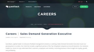 
                            1. Sales Demand Generation Executive | Questback