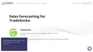 
                            4. Sales forecasting for TradeGecko - Inventory Planner