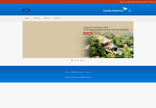 
                            3. Sales Portal Garuda Indonesia