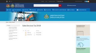 
                            2. Sales Services Tax 2018 - Kastam
