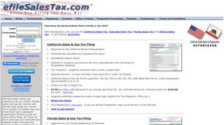 
                            6. Sales Tax Filing Software for California, Colorado, Florida, and Illinois