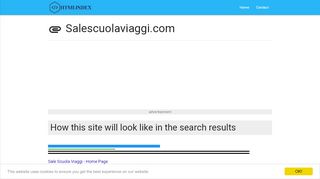 
                            2. salescuolaviaggi.com - Sale Scuola Viaggi - Home Page - HtmlIndex.tips