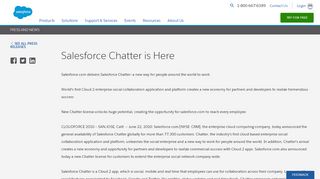 
                            2. Salesforce Chatter is Here - Salesforce.com