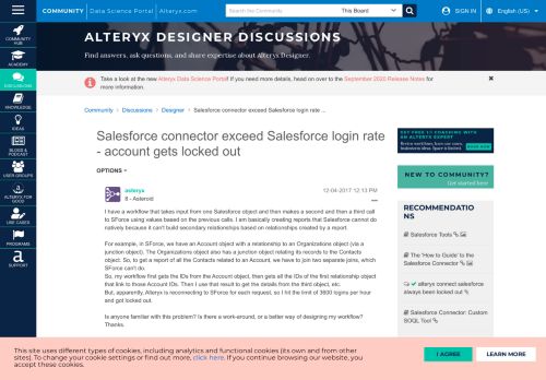 
                            5. Salesforce connector exceed Salesforce login rate - Alteryx Community