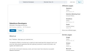 
                            3. Salesforce Developers | LinkedIn