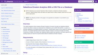 
                            11. Salesforce Einstein Analytics With a CSV File or a Database - Jitterbit ...