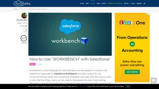 
                            6. Salesforce | How to Use “WORKBENCH” with Salesforce! – Forcetalks
