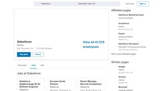 
                            5. Salesforce: Jobs | LinkedIn
