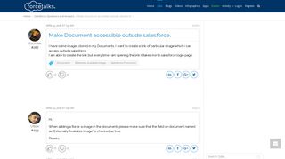 
                            5. Salesforce | Make Document accessible outside salesforce. - Forcetalks