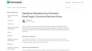 
                            8. Salesforce Marketing Cloud (Formerly ExactTarget): Commonly ...