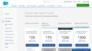 
                            4. Salesforce Sales Cloud - Prijzen & Edities - Salesforce Nederland