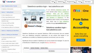 
                            11. Salesforce sandbox login - test.salesforce.com - Tutorial Kart