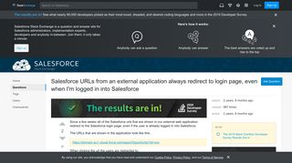 
                            8. Salesforce URLs from an external application always redirect to login ...