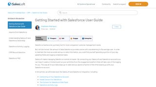 
                            12. Salesforce User Guide – SalesLoft Support