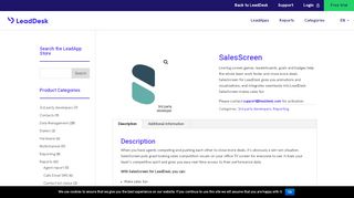 
                            7. Salesscreen by Dogu | LeadApps Shop - LeadDesk