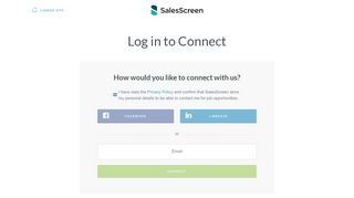 
                            6. SalesScreen – Connect