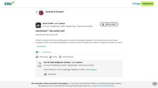 
                            11. SalesViewer®- Nie wieder kalt! - Vertrieb & Verkauf | XING